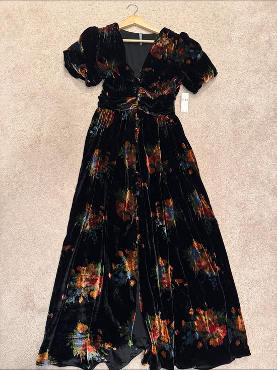Anthropologie Dresses & Skirts - Anthropologie The Katerina Button-Front Dress:
Velvet Edition